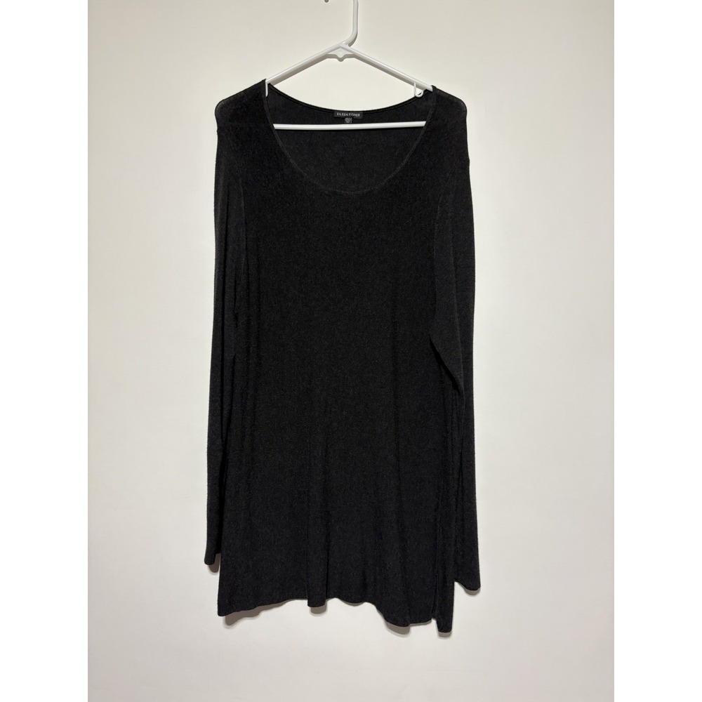 Eileen Fisher Womens XL Long Sleeve Pullover Viscose Blend Sweater Top